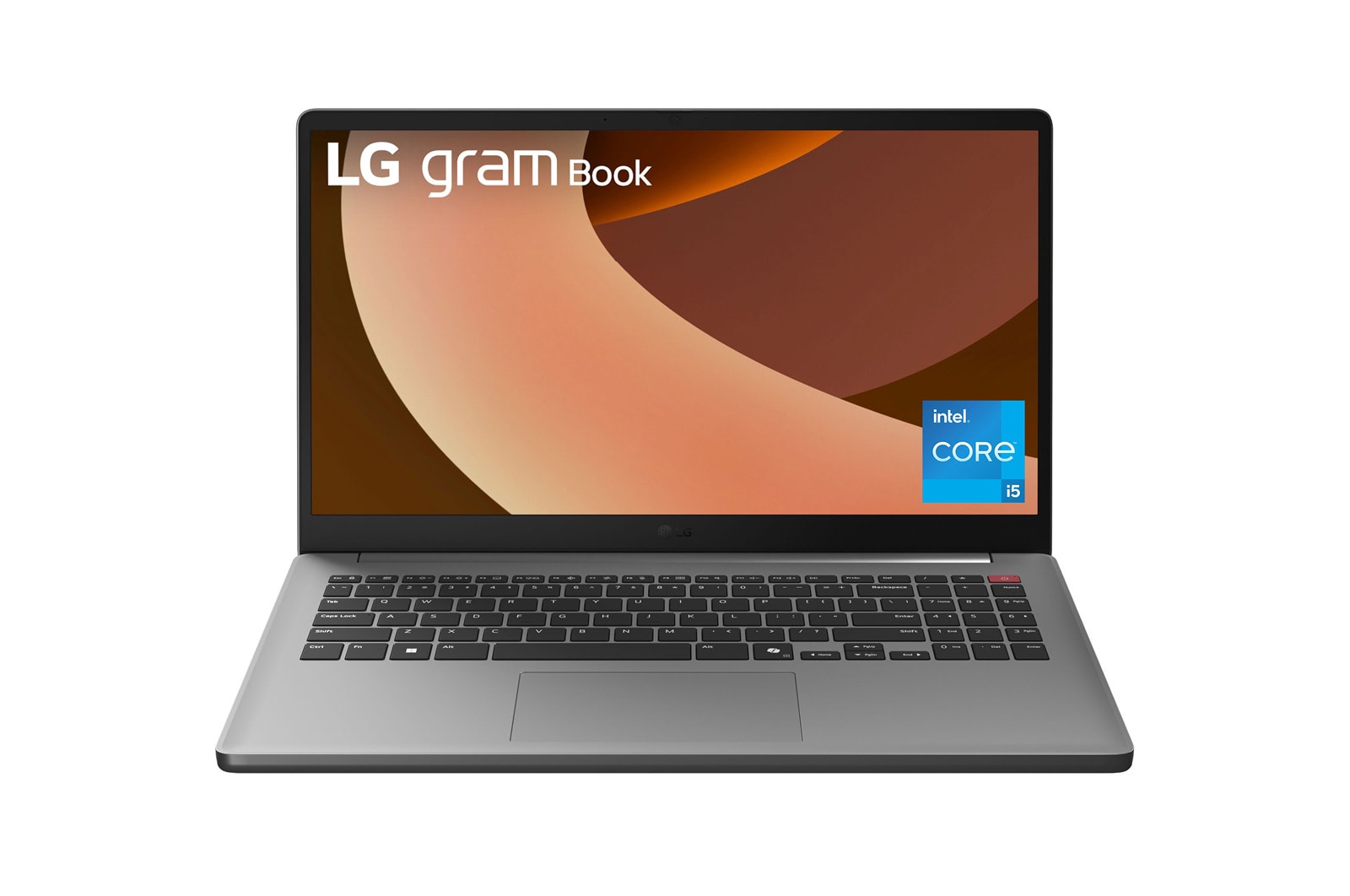 Vorderseite von LG gram Book 15,6 Zoll | Leichtes Intel® Core™ Prozessor Laptop | Windows 11, Full HD Mattes IPS Display 15U50T-G.AA56G