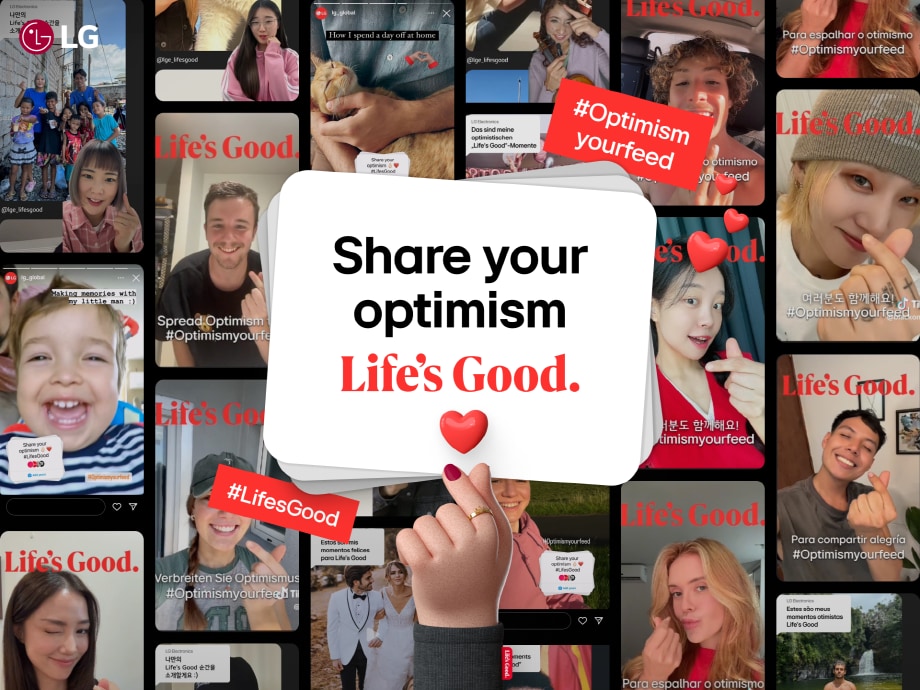 „OPTIMISM YOUR FEED“