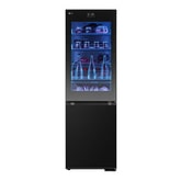 Kühl-Gefrierkombination mit InstaView® (EEK C, 349L, 186 cm hoch) mit 4,3 Zoll Touch LCD Display & veränderbaren Farben | GBG7190CEV