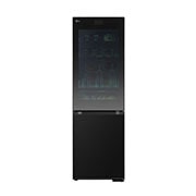 LG InstaView® Kühl-Gefrierkombination | Essence Black Steel | 4,3” Touch LCD Display | GBG7190CEV, GBG7190CEV
