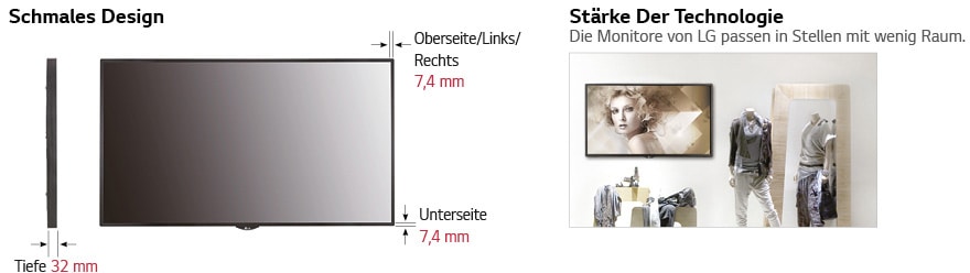 SCHMALES, SCHLANKES UND STILVOLLES DESIGN