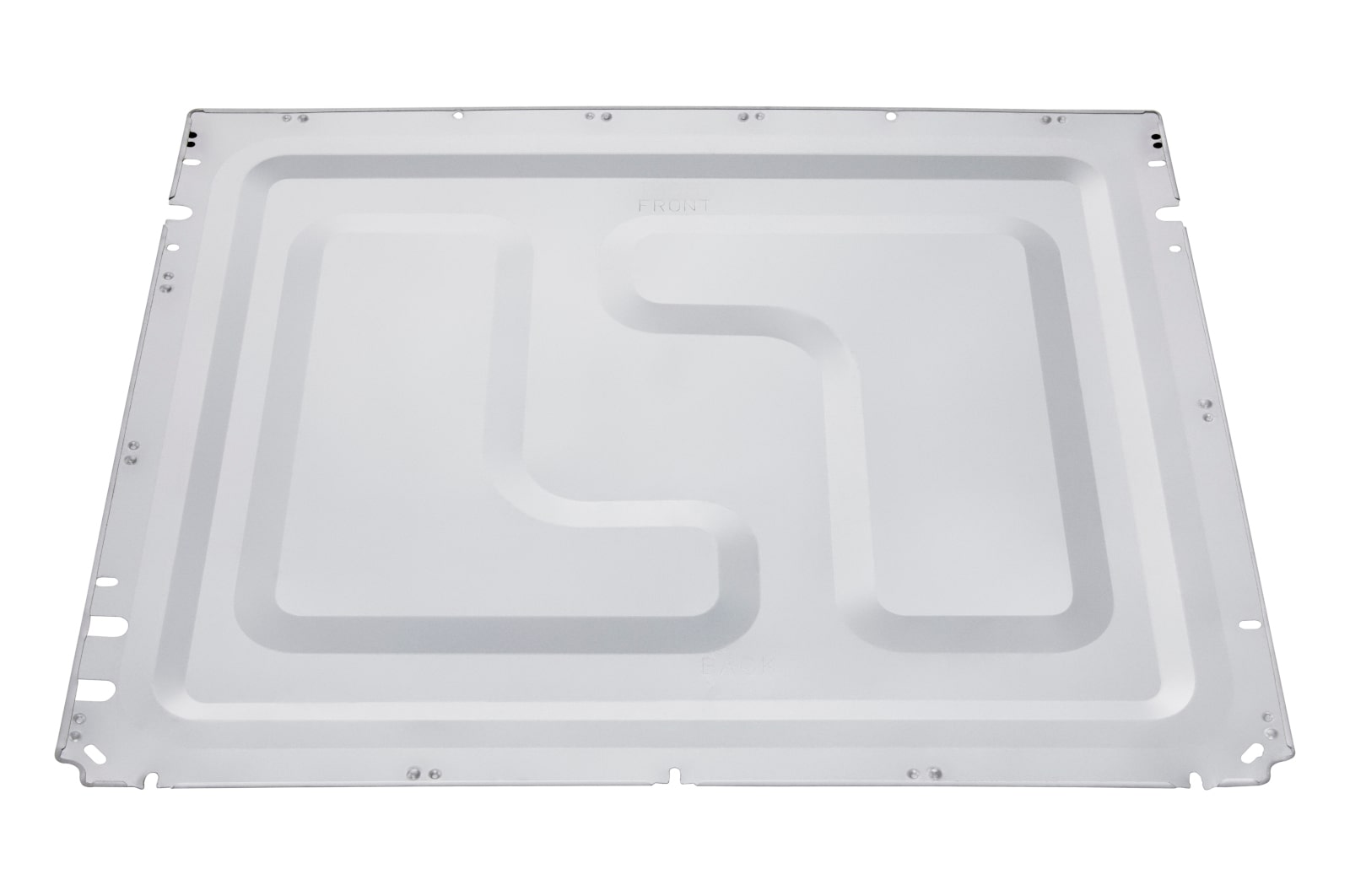 Vorderseite von Unterbaublech für unterbaufähige Waschmaschinen, AF-B600N