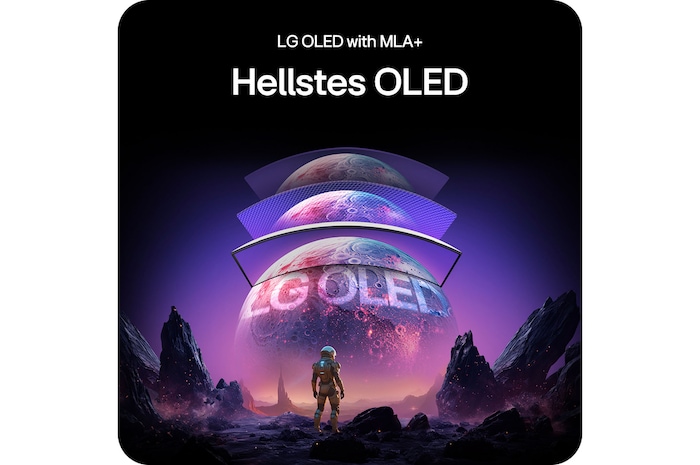 Hellstes LG OLED mit MLA+ Technologie für höhere Helligkeit und ein intensives Gaming-Erlebnis.