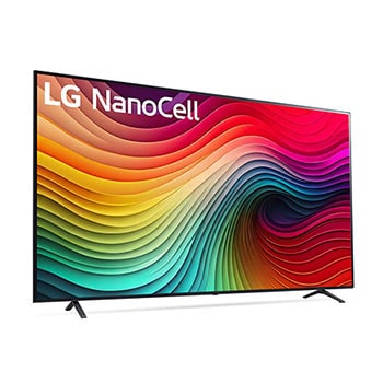 Ansicht des LG NanoCell AI NANO81 4K Smart TVs mit intensiver Farbdarstellung und realistischer Bildverarbeitung.