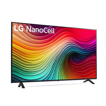 Ansicht des LG NanoCell AI NANO81 4K Smart TVs mit intensiver Farbdarstellung und realistischer Bildverarbeitung.