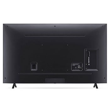 Rückansicht des LG NanoCell AI NANO81 4K Smart TVs mit zentral platzierter Kabelführung und VESA-Montagepunkten.