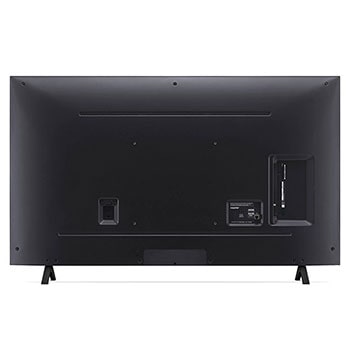Rückansicht des LG NanoCell AI NANO81 4K Smart TVs mit zentral platzierter Kabelführung und VESA-Montagepunkten.