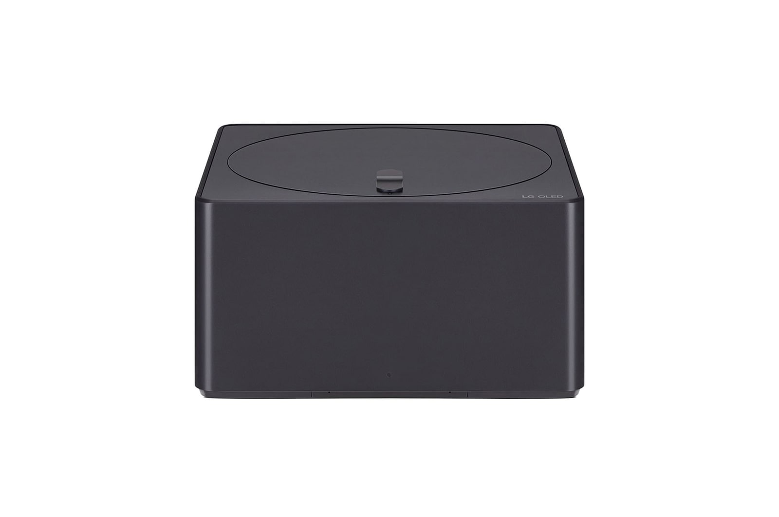 Vorderansicht der Zero Connect Box für den LG Signature OLED M4 True Wireless TV Fernseher.