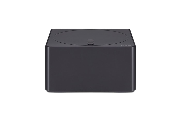 Vorderansicht der Zero Connect Box für den LG OLED evo AI M4 4K Smart TV Fernseher.