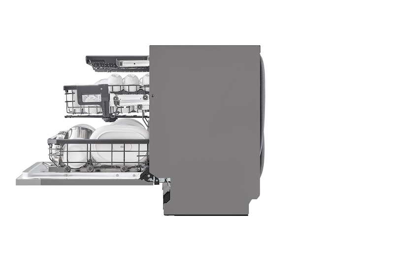 Seitenansicht mit geöffneter Tür