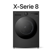 Vorderseite von Waschmaschine Matte Black (A-40%*, 11 kg, 1.350 U./Min.) mit AI DD® & TurboWash®360° | F4WX801YB