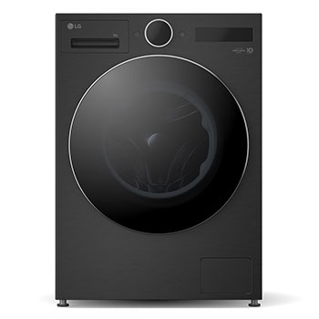Vorderseite von Waschmaschine Matte Black (A-55%*, 9 kg, 1.350 U./Min.) mit AI DD® & TurboWash®360° | F4WX9092B