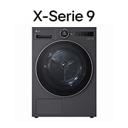 Vorderseite von Waschmaschine Matte Black (A-55%*, 9 kg, 1.350 U./Min.) mit AI DD® & TurboWash®360° | F4WX9092B