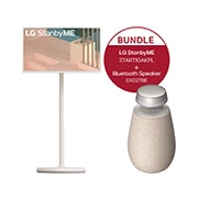 LG StanbyME + LG XBOOM 360 DXO2T Bluetooth Speaker, 27ART10AKPL.DXO2TBE