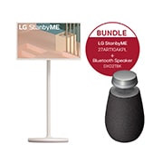 LG StanbyME + LG XBOOM 360 DXO2T Bluetooth Speaker, 27ART10AKPL.DXO2TBK