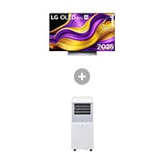 Vorderseite von 48 Zoll LG OLED evo AI G5 4K Smart TV + Mobile Klimaanlage (9000 BTU) OLED48G59LS.TF09001