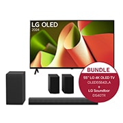 LG 55 Zoll LG OLED B4 4K Smart TV + 2.1 Soundbar DS40T mit 300 Watt, OLED55B42LA.DS40TR