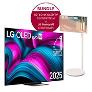 Vorderseite von 83 Zoll LG OLED evo AI C5E 4K Smart TV + OLED83C5ELA.27ART10