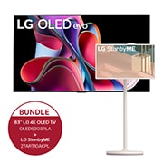 LG 83 Zoll LG 4K OLED evo TV G3 + LG StanbyME, OLED83G39LA.27ART10