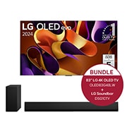 LG 83 Zoll LG OLED evo G4 4K Smart TV + 3.1 Kanal LG TV Soundbar DSG10TY mit Dolby Atmos , OLED83G48LW.DSG10TY