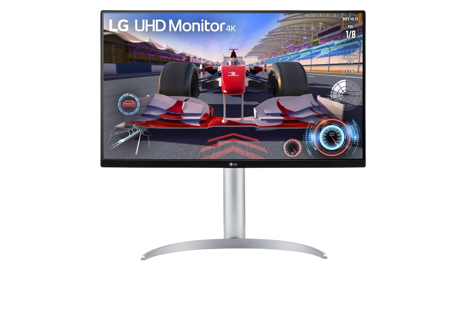 LG 27" UHD 4K Monitor with VESA DisplayHDR™ 400, 27UQ750-W