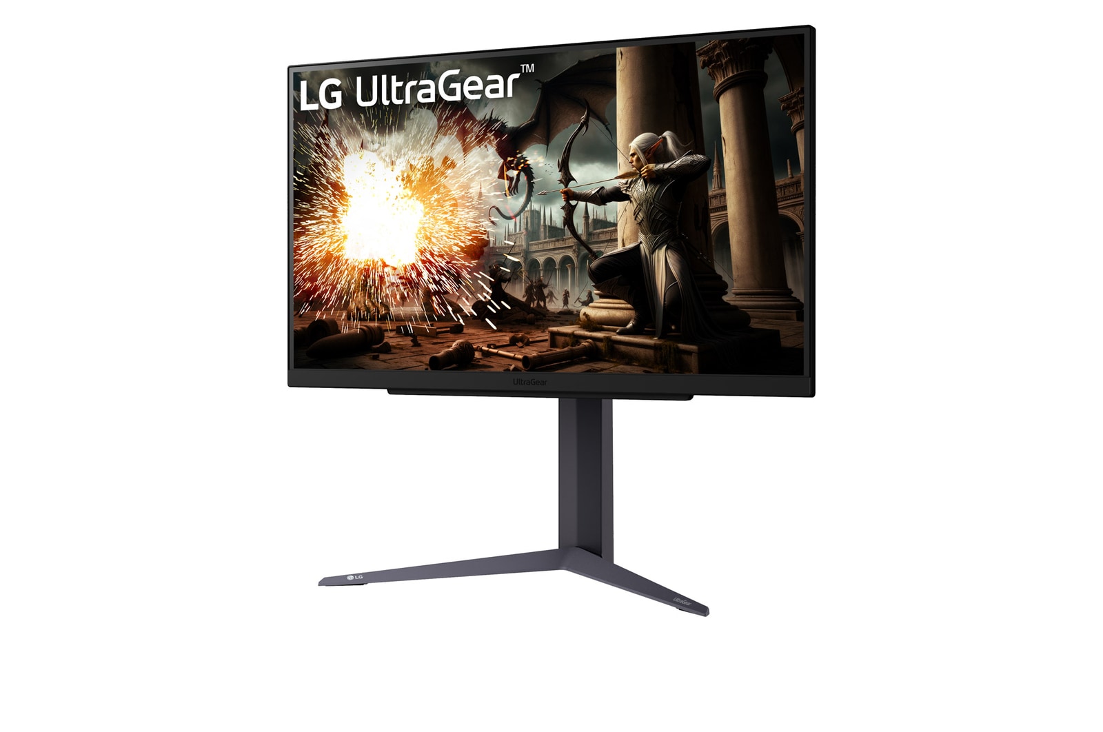 LG 27” UltraGear™ QHD IPS 180 Hz (O/C 200 Hz) Gaming-Monitor | 1 ms (GtG), HDR10, 27GS75QX-B