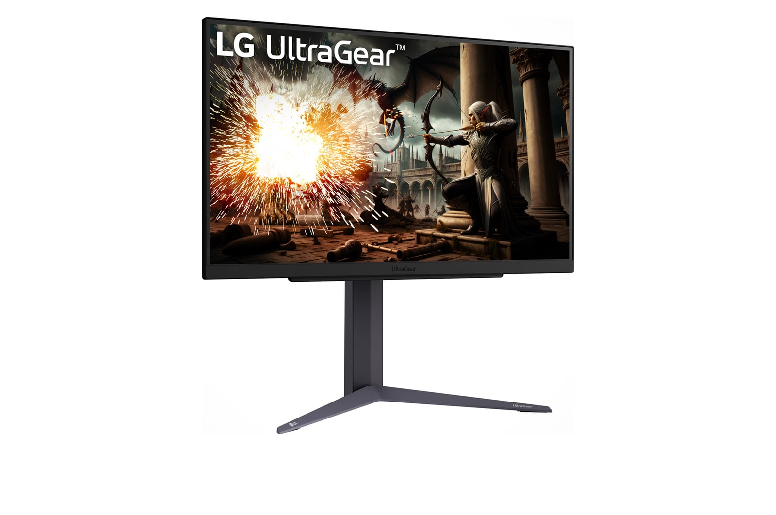 LG 27” UltraGear™ QHD IPS 180 Hz (O/C 200 Hz) Gaming-Monitor | 1 ms (GtG), HDR10, 27GS75QX-B