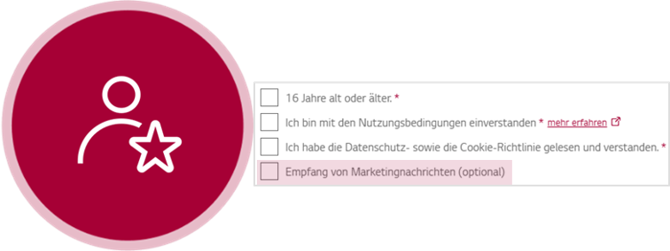 1. LG Account erstellen1