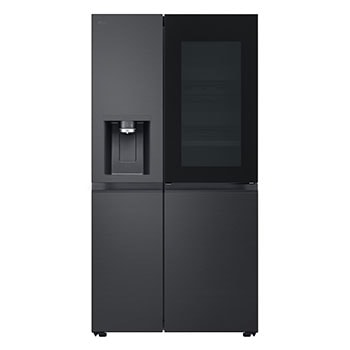 LG Side-by-Side Kühlschrank mit Craft Ice (EEK D, 628L, 179cm hoch) InstaView Door-in-Door®, Eis-, Crushed Ice-, Wasserspender, Festwasseranschluss | GSXB90EVDD , GSXB90EVDD