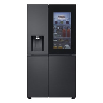 LG Side-by-Side Kühlschrank mit Craft Ice (EEK D, 628L, 179cm hoch) InstaView Door-in-Door®, Eis-, Crushed Ice-, Wasserspender, Festwasseranschluss | GSXB90EVDD , GSXB90EVDD