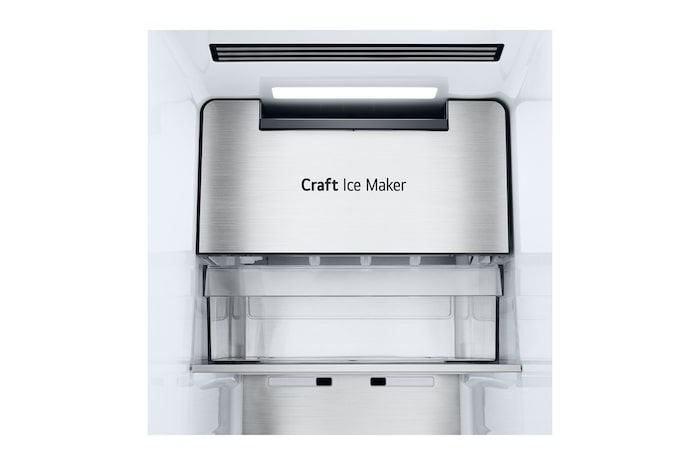 LG Side-by-Side Kühlschrank mit Craft Ice (EEK D, 628L, 179cm hoch) InstaView Door-in-Door®, Eis-, Crushed Ice-, Wasserspender, Festwasseranschluss | GSXB90EVDD , GSXB90EVDD