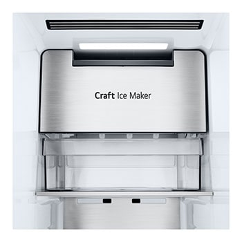LG Side-by-Side Kühlschrank mit Craft Ice (EEK D, 628L, 179cm hoch) InstaView Door-in-Door®, Eis-, Crushed Ice-, Wasserspender, Festwasseranschluss | GSXB90EVDD , GSXB90EVDD