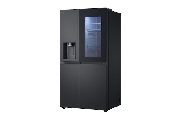 LG Side-by-Side Kühlschrank mit Craft Ice (EEK D, 628L, 179cm hoch) InstaView Door-in-Door®, Eis-, Crushed Ice-, Wasserspender, Festwasseranschluss | GSXB90EVDD , GSXB90EVDD