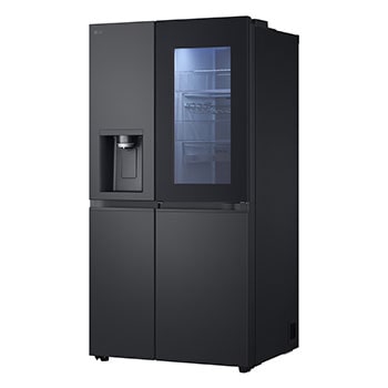 LG Side-by-Side Kühlschrank mit Craft Ice (EEK D, 628L, 179cm hoch) InstaView Door-in-Door®, Eis-, Crushed Ice-, Wasserspender, Festwasseranschluss | GSXB90EVDD , GSXB90EVDD