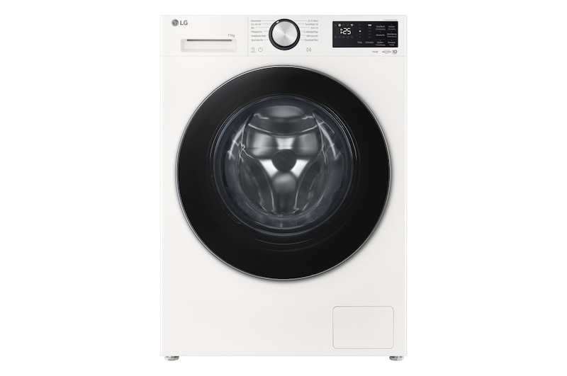 Vorderseite von Waschmaschine Weiß (EEK A-40%*, 11 kg, 1400 U./Min.) mit AI DD® & TurboWash®360° | F4WX7012 F4WX7012