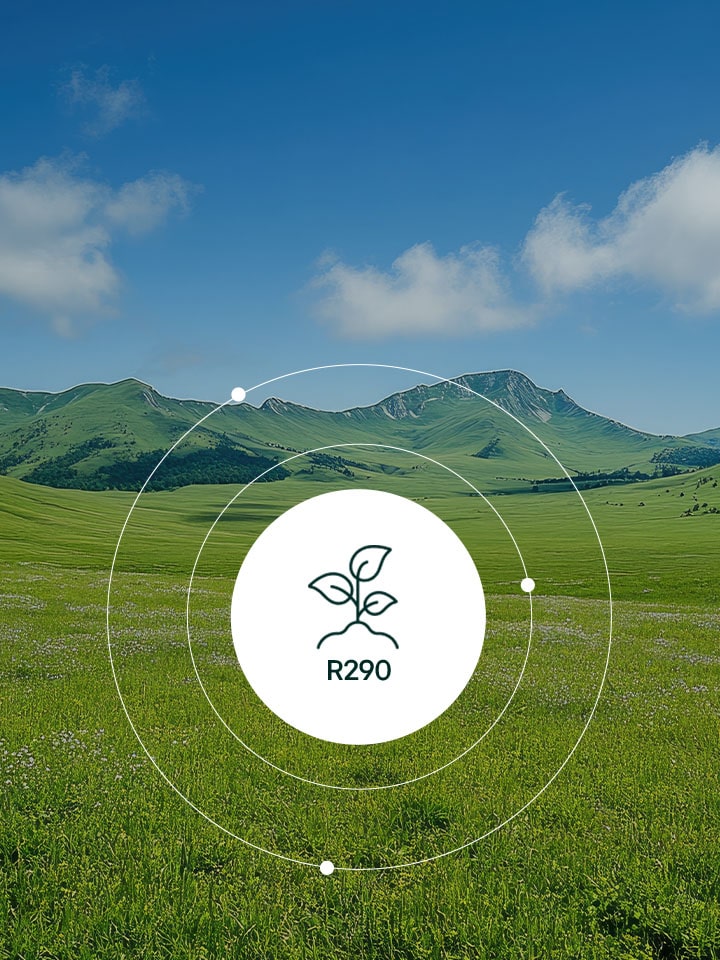 LG Waschmaschine mit LG AI DD Emblem.