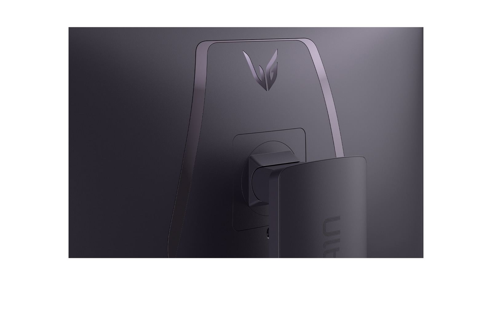 Nahaufnahme des hinteren Standfußes