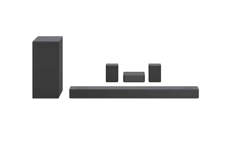 LG 5.1.2 Dolby Atmos®️ Soundbar mit 520 Watt | kabelloser Subwoofer, DS75QR