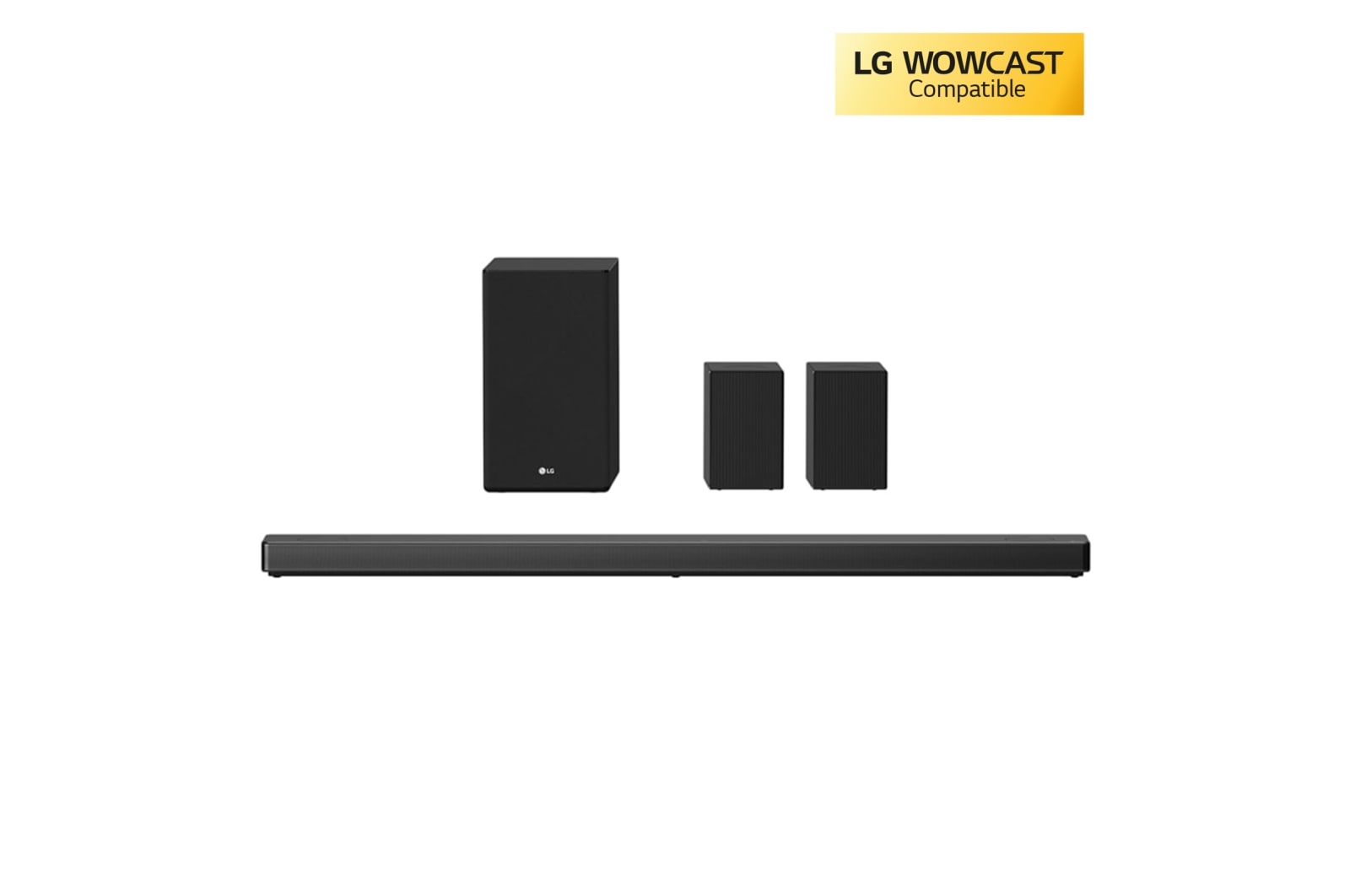 LG 7.1.4 Dolby Atmos® Soundbar mit 770 Watt | kabelloser Subwoofer | Meridian Soundtechnologie, DSN11RG