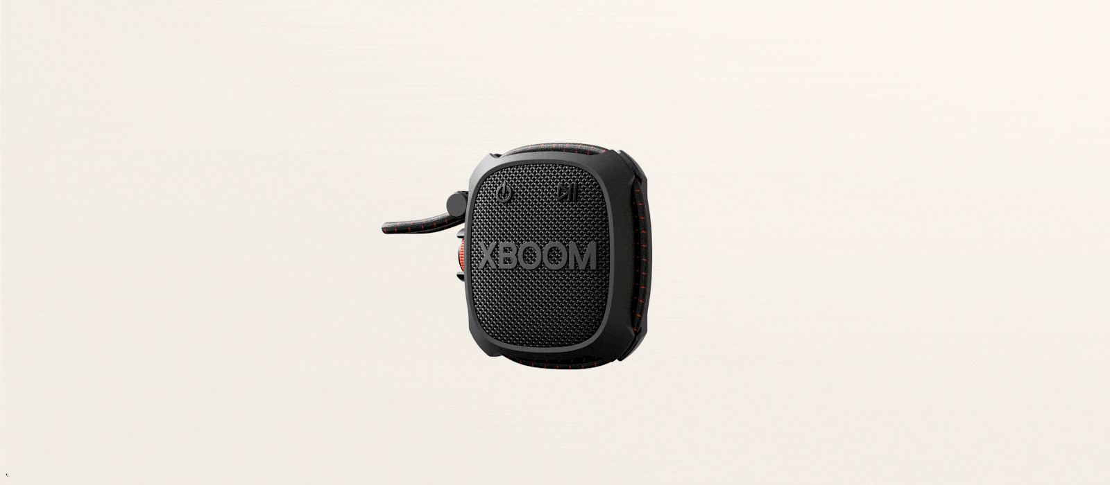 Aus dem LG XBOOM Go XG2T kommen leistungsstarke Sound-Grafiken heraus, die die Klangverstärkung zeigen.