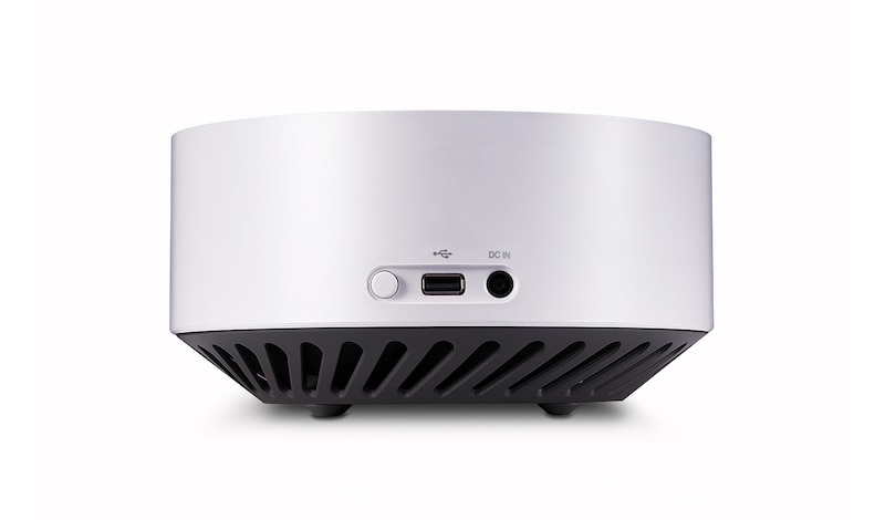 LG 2.0 schwebender Bluetooth-Lautsprecher in weiß | XBOOM Go | 360 Grad Sound | mit Subwoofer , PJ9