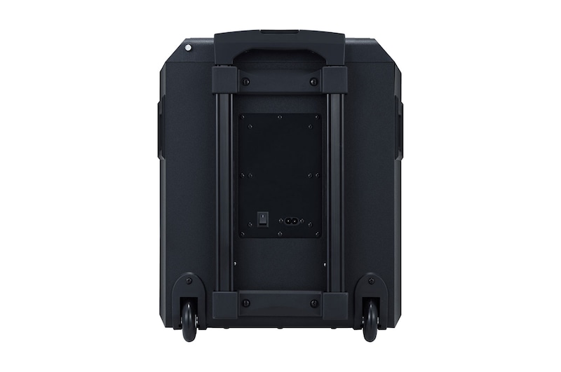 LG Akkubetriebener Bluetooth®-Lautsprecher mit Rollen | XBOOM | Karaoke-Funktionen | Mikrofoneingang | Party-Beleuchtung | 15 Std. Akkulaufzeit, RL2