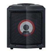LG Akkubetriebener Bluetooth®-Lautsprecher mit Rollen | XBOOM | Karaoke-Funktionen | Mikrofoneingang | Party-Beleuchtung | 15 Std. Akkulaufzeit, RL2