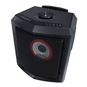 LG Akkubetriebener Bluetooth®-Lautsprecher mit Rollen | XBOOM | Karaoke-Funktionen | Mikrofoneingang | Party-Beleuchtung | 15 Std. Akkulaufzeit, RL2