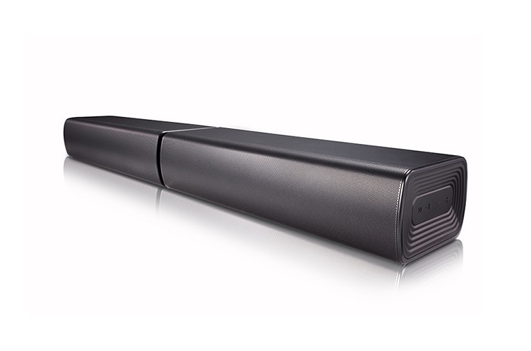 LG 2.1 Soundbar, 320 Watt, drahtloser Subwoofer, Flexibles Design, High Res Audioqualität, SJ7