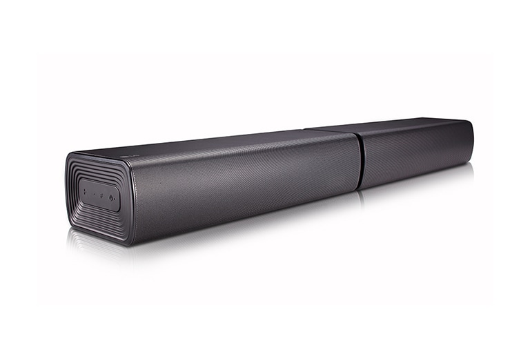 LG 2.1 Soundbar, 320 Watt, drahtloser Subwoofer, Flexibles Design, High Res Audioqualität, SJ7