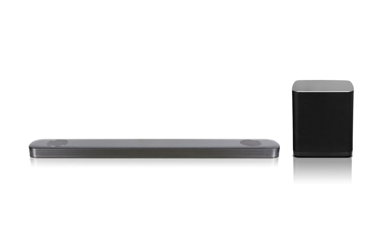 LG 5.1.2 Dolby Atmos® Soundbar, 500 Watt, drahtloser Subwoofer, Chromecast™ , SJ9