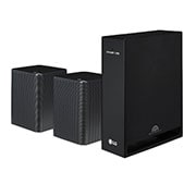 LG 2.0 Rücklautsprecher mit 140 Watt | Kompatibel zu den Soundbars SK10Y, SK9Y und der 2019er SL Serie | Wireless-Anbindung, SPK8