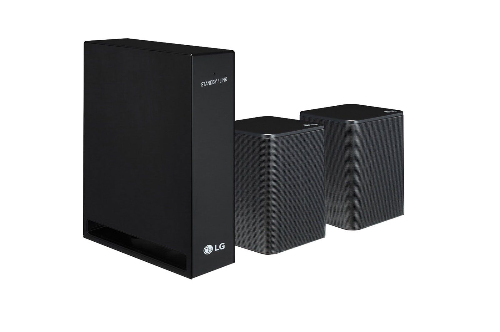 LG 2.0 Rücklautsprecher mit 140 Watt | Kompatibel zu den Soundbars SK10Y, SK9Y und der 2019er SL Serie | Wireless-Anbindung, SPK8