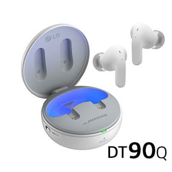 TONE Free fit earbuds being splashed by water and droplets.